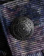 Vintage jacquard floral pattern jacket