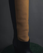 "MM6 Maison Margiela" Bicolour leather long boots