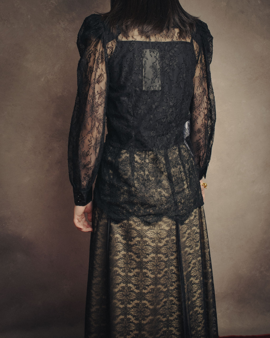 -SPECIAL- “GUCCI“ 2017-18 Fall winter lace bow blouse