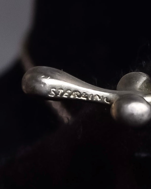 "Tiffany&Co" Small claus motif silver necklace