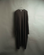 "Hermès" 00's Draped cotton silk long cardigan