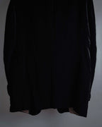 "GIORGIO ARMANI" Velour corduroy double zip up jacket