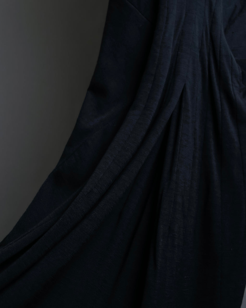 “JUNYA WATANABE” narrow waist  lame designed hem long dress