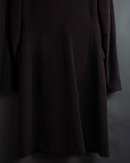 "miss Chloe" Fur collar switching design wool coat