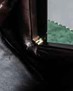 "Roberta Di Camerino"
 Velvet combination design hand bag