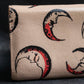 "MIU MIU" Madras leather crescent moon pattern long wallet