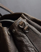 "CELINE" Softly structured leather city bag