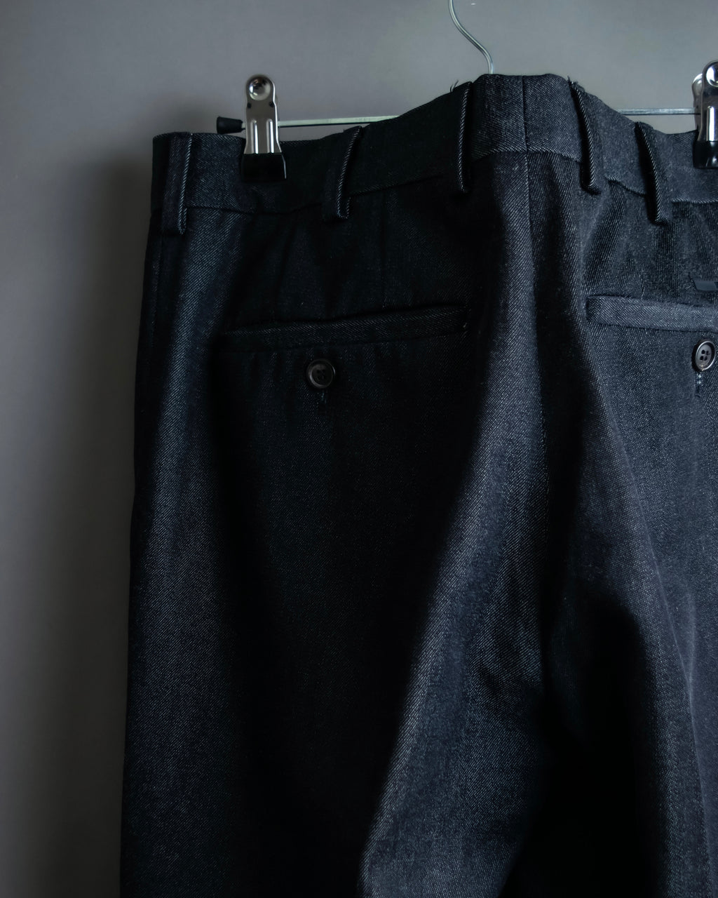 "PRADA" Wool cotton mix navy blue slacks