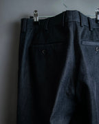 "PRADA" Wool cotton mix navy blue slacks
