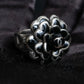 "2003's CHANEL" Camellia motif coco mark engraved ring