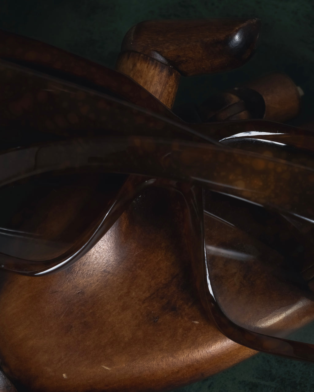 "Christian Dior" 80’s sculptural tortoiseshell optyl sunglasses