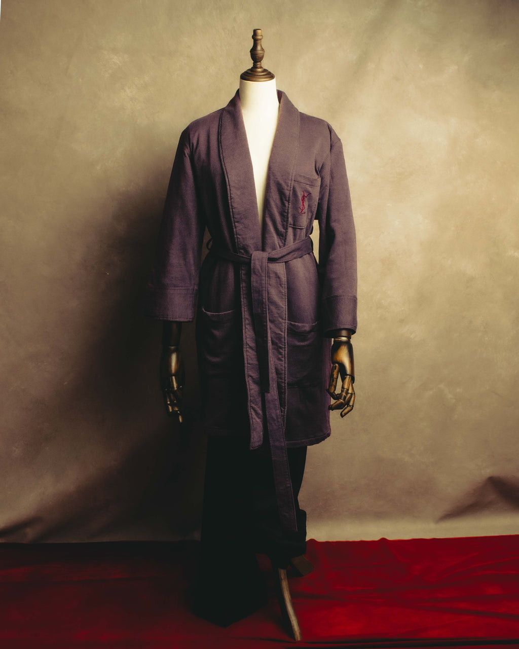 "Yves Saint Laurent" 90's-00's Quilted dressing gown