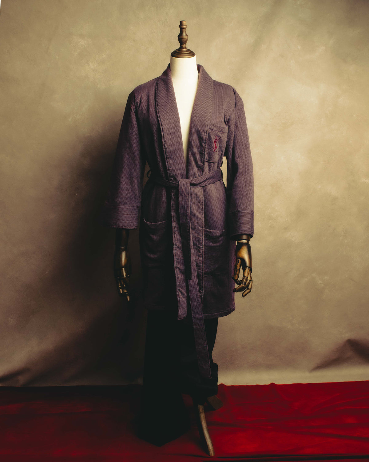 "Yves Saint Laurent" 90's-00's Quilted dressing gown