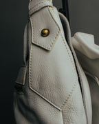 -SPECIAL- “Yves Saint Laurent” 2004-2011 Pilati era bow leather shoulder bag