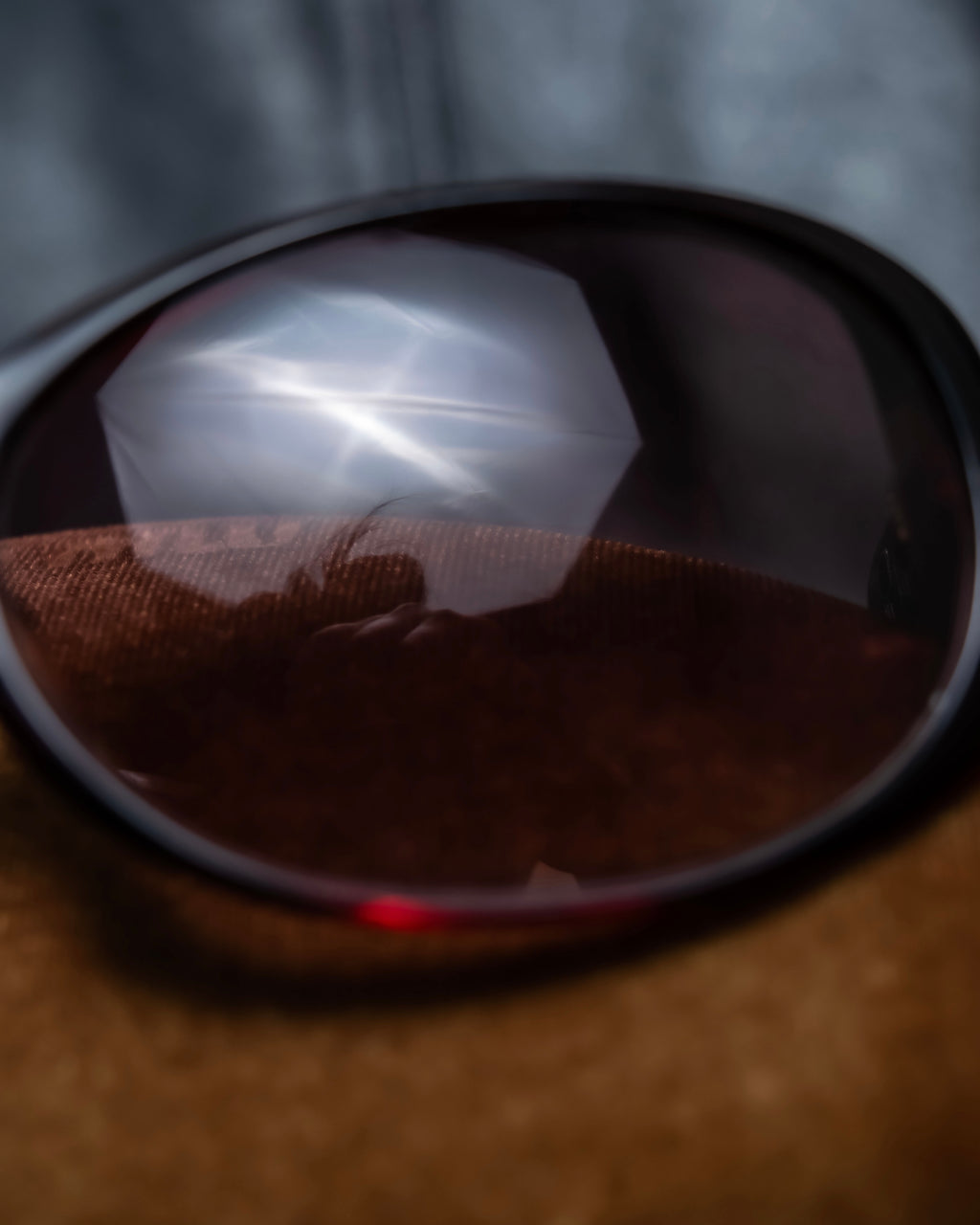 "Miu Miu" reddish brown sporty sunglasses