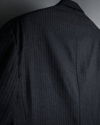 "Christian Dior" 90’s Pinstripe double breasted suit set up