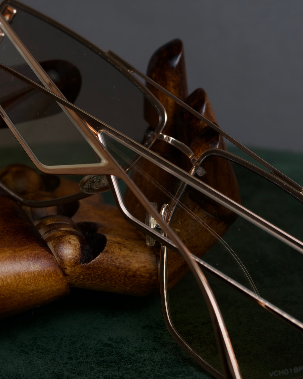 "Christian Dior" Metal acetate combination design sunglasses