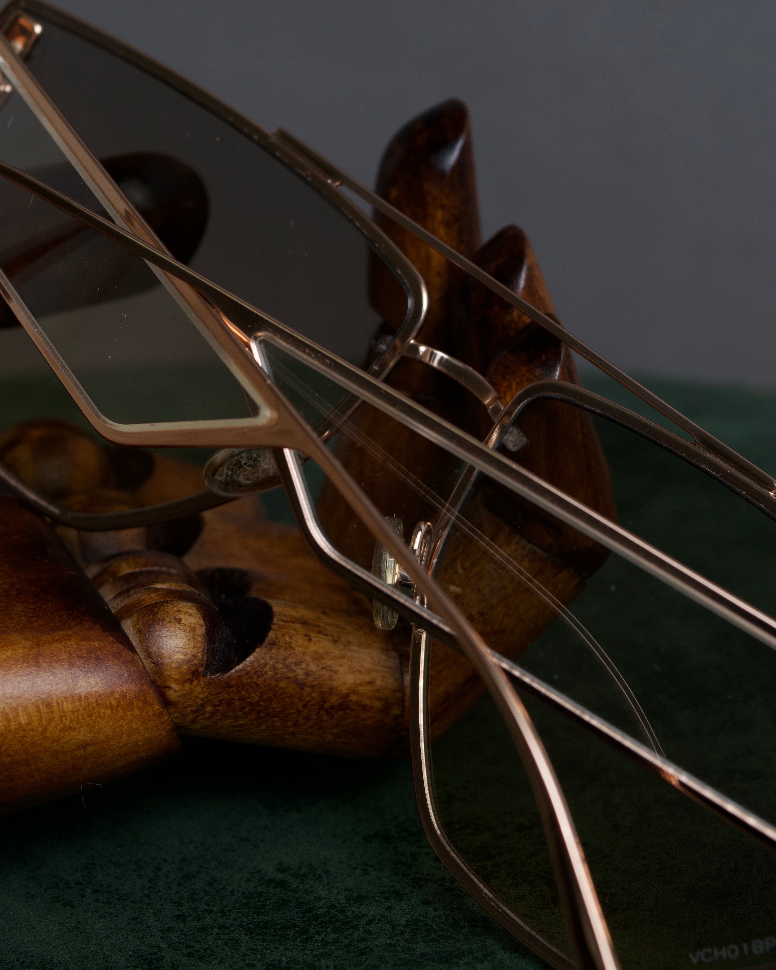 "Christian Dior" Metal acetate combination design sunglasses