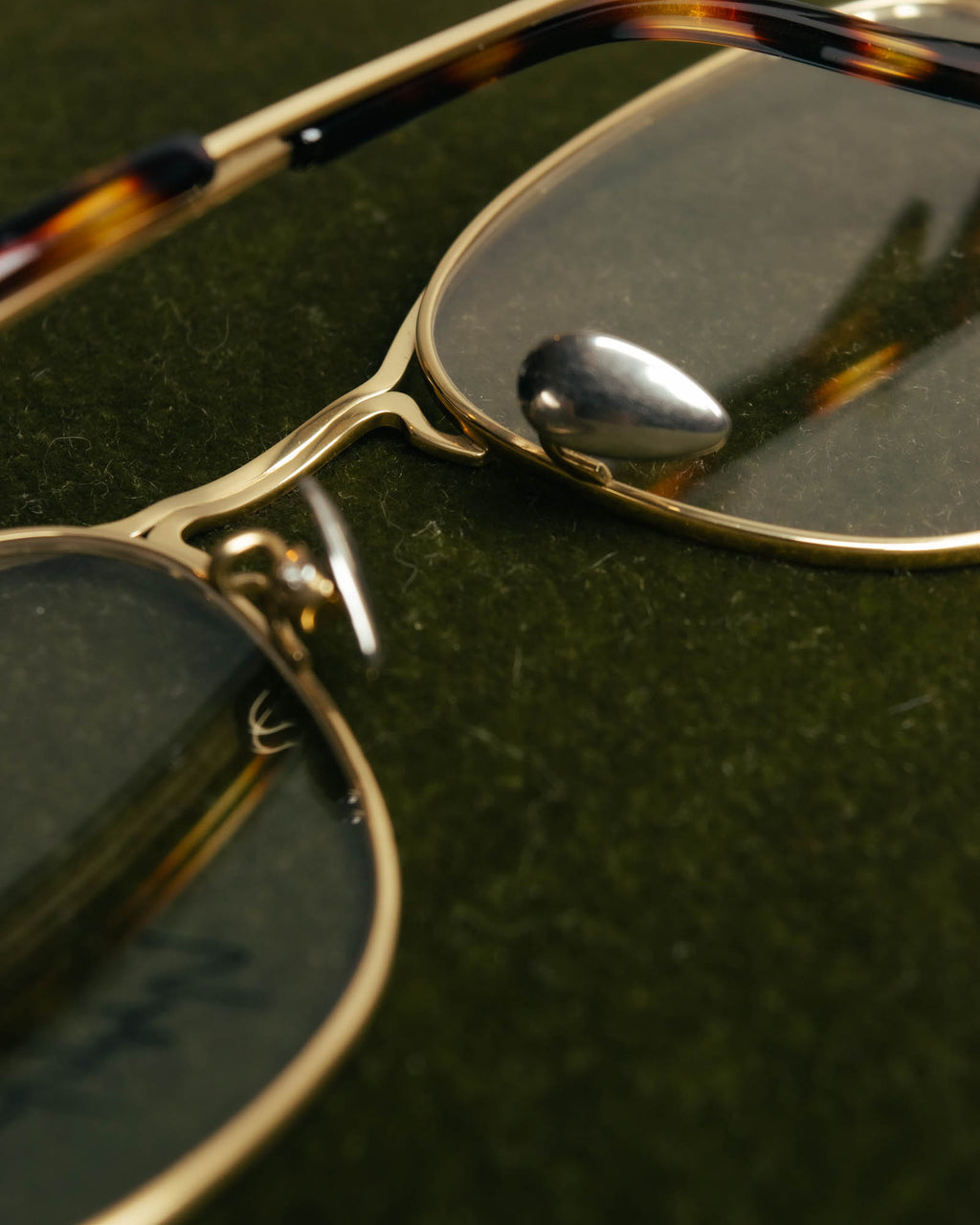 “Yohji Yamamoto” 2019-2021 Y motif browline optical glasse