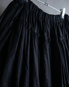 "COMME des GARCONS COMME des GARCONS" Floral embroidery layered gather flare skirt