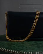 "Cartier" 80’s-90’s sculptural clasp chain shoulder bag