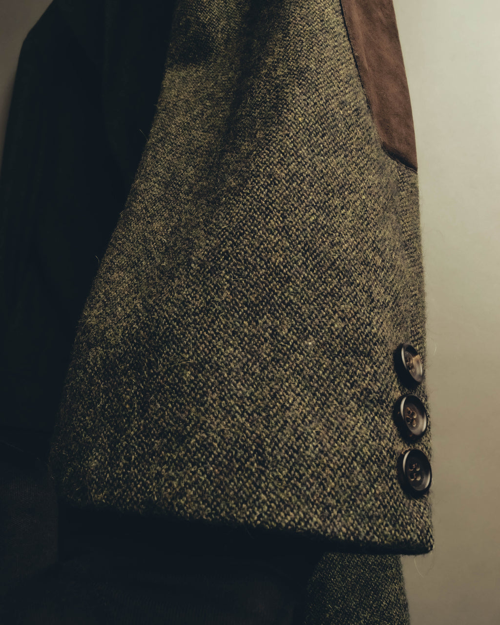 "BURBERRY LONDON" 00's-10's Classic wool tweed coat