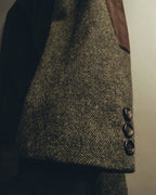 "BURBERRY LONDON" 00's-10's Classic wool tweed coat