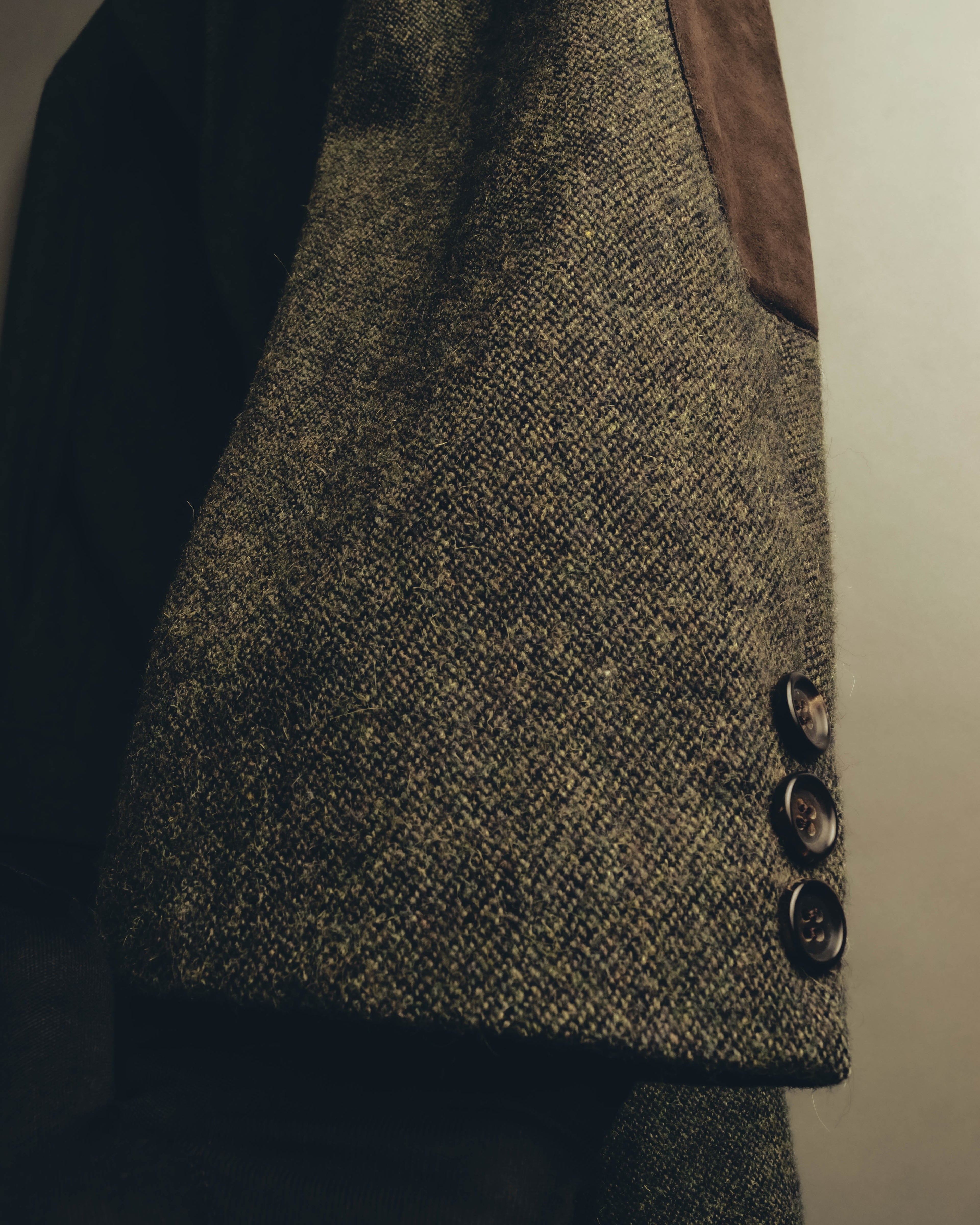 "BURBERRY LONDON" 00's-10's Classic wool tweed coat
