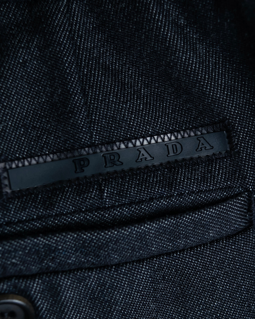 "PRADA" Wool cotton mix navy blue slacks