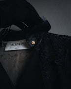 –SPECIAL– "VALENTINO"
Early 2010s lace and leather double-breasted jacket