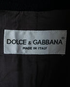 "DOLCE &amp; GABBANA" Maxi length double breasted chesterfield coat
