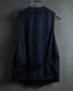 "JEAN PAUL GAULTIER" 90's Geometric lace design tailored vest