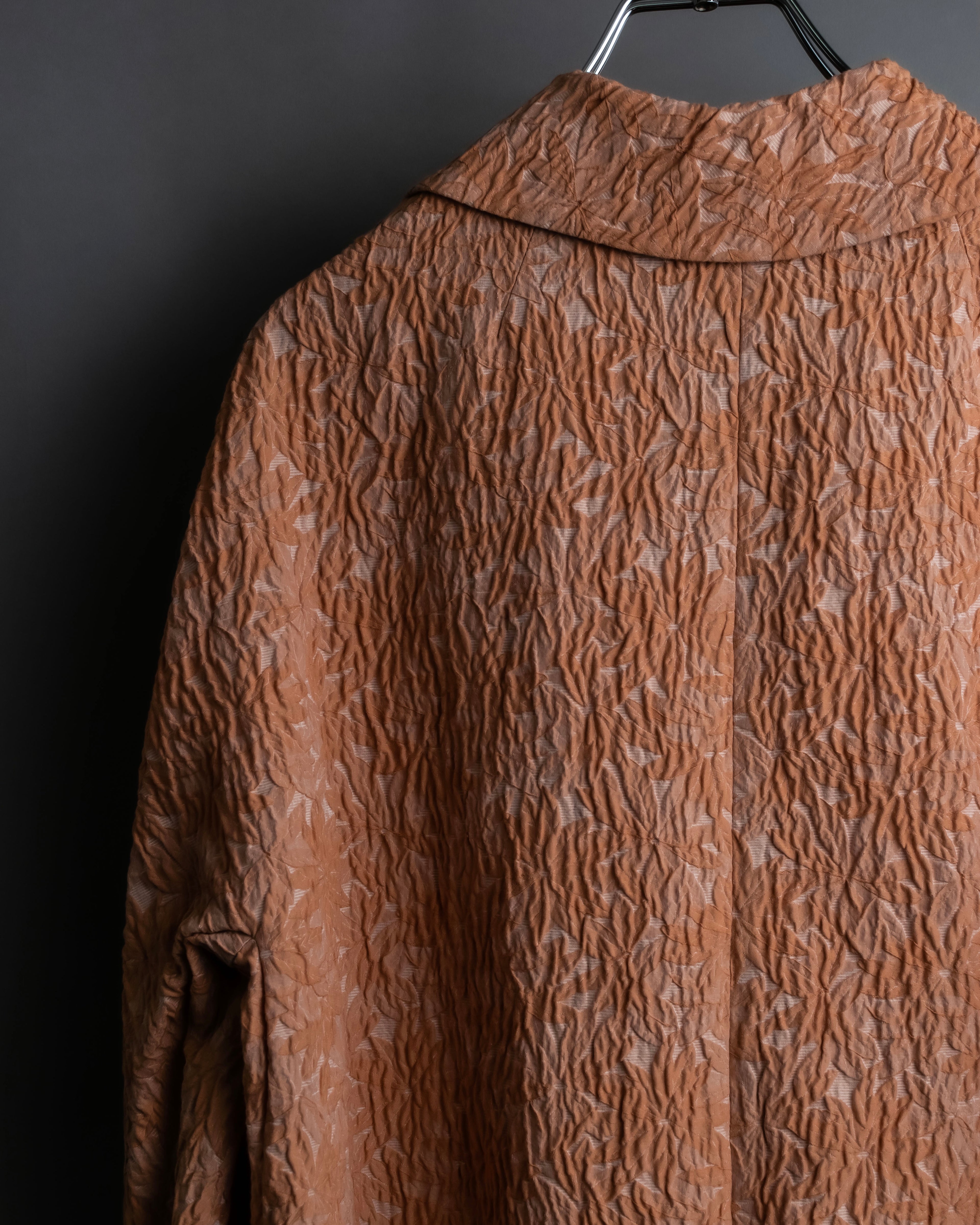 “MARNI 13SS” flower embossed attached design jacket