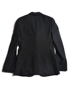 BALENCIAGA/ Chin Strap Detailed 2B Single Breasted Tailored Jacket