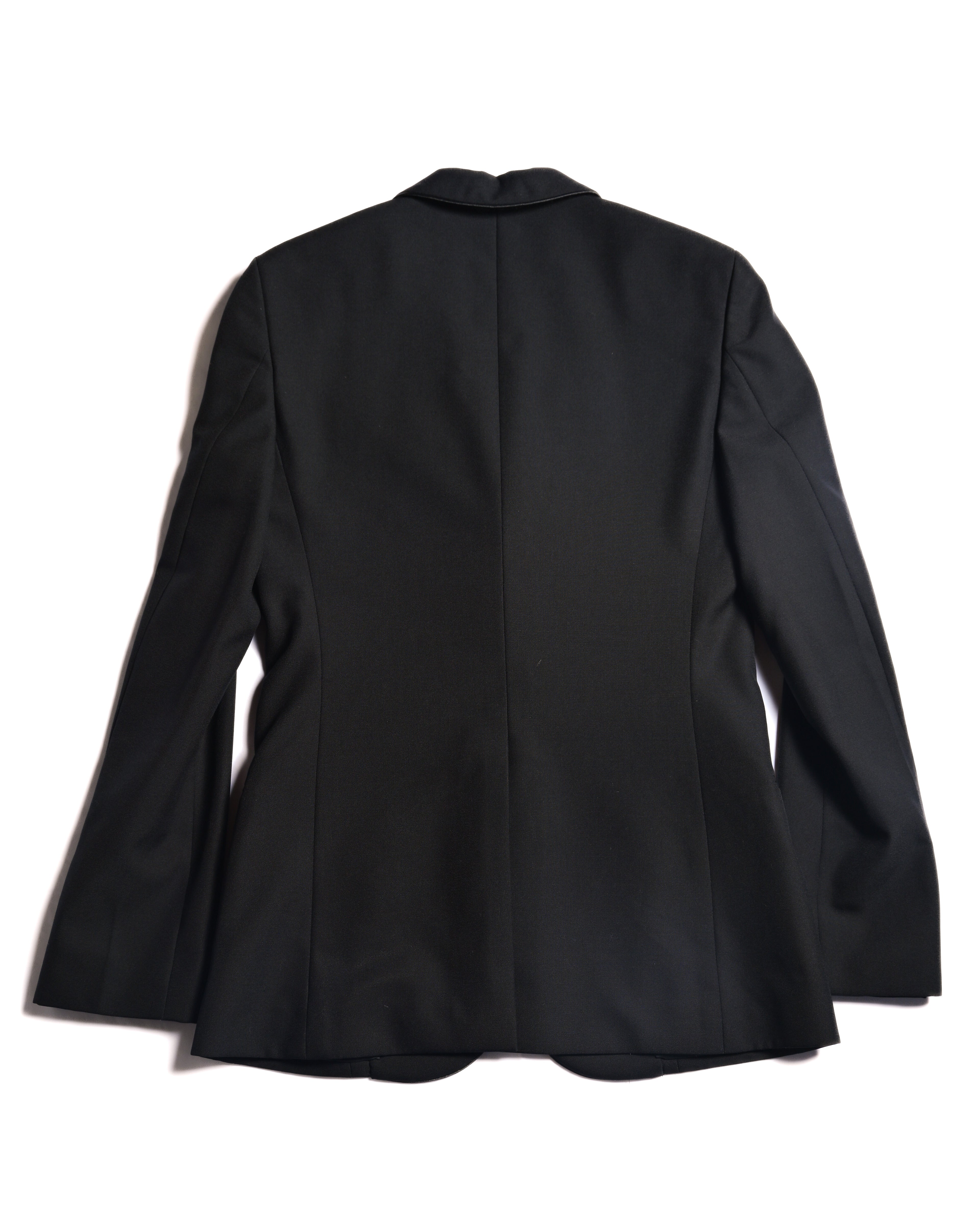 BALENCIAGA/ Chin Strap Detailed 2B Single Breasted Tailored Jacket