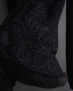 Chaqueta de piel con bordado de cuentas de los años 00 de Ralph Lauren