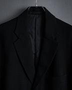 "ISSEY MIYAKE" 00AW Simple detail wool tailored jacket