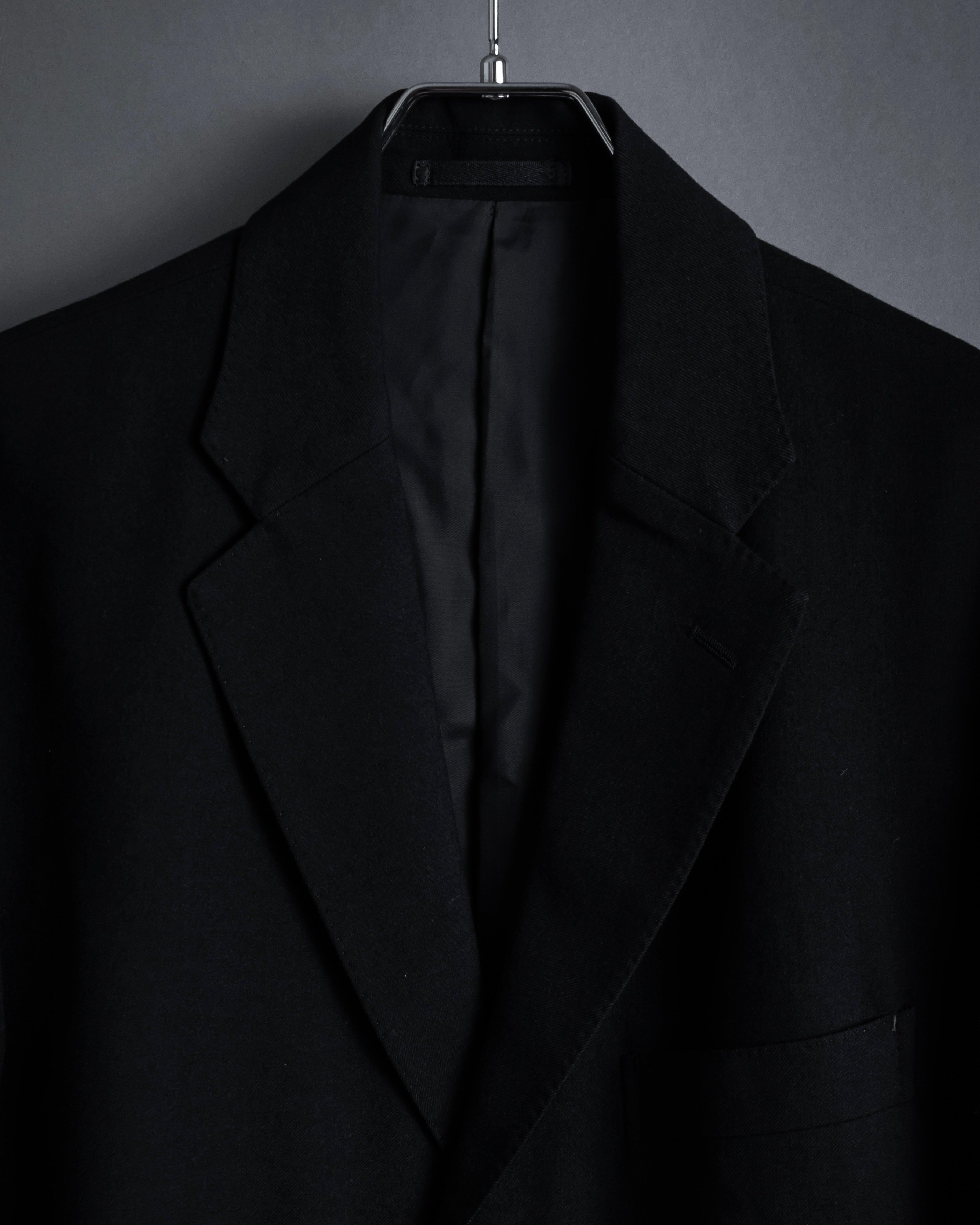 "ISSEY MIYAKE" 00AW Simple detail wool tailored jacket