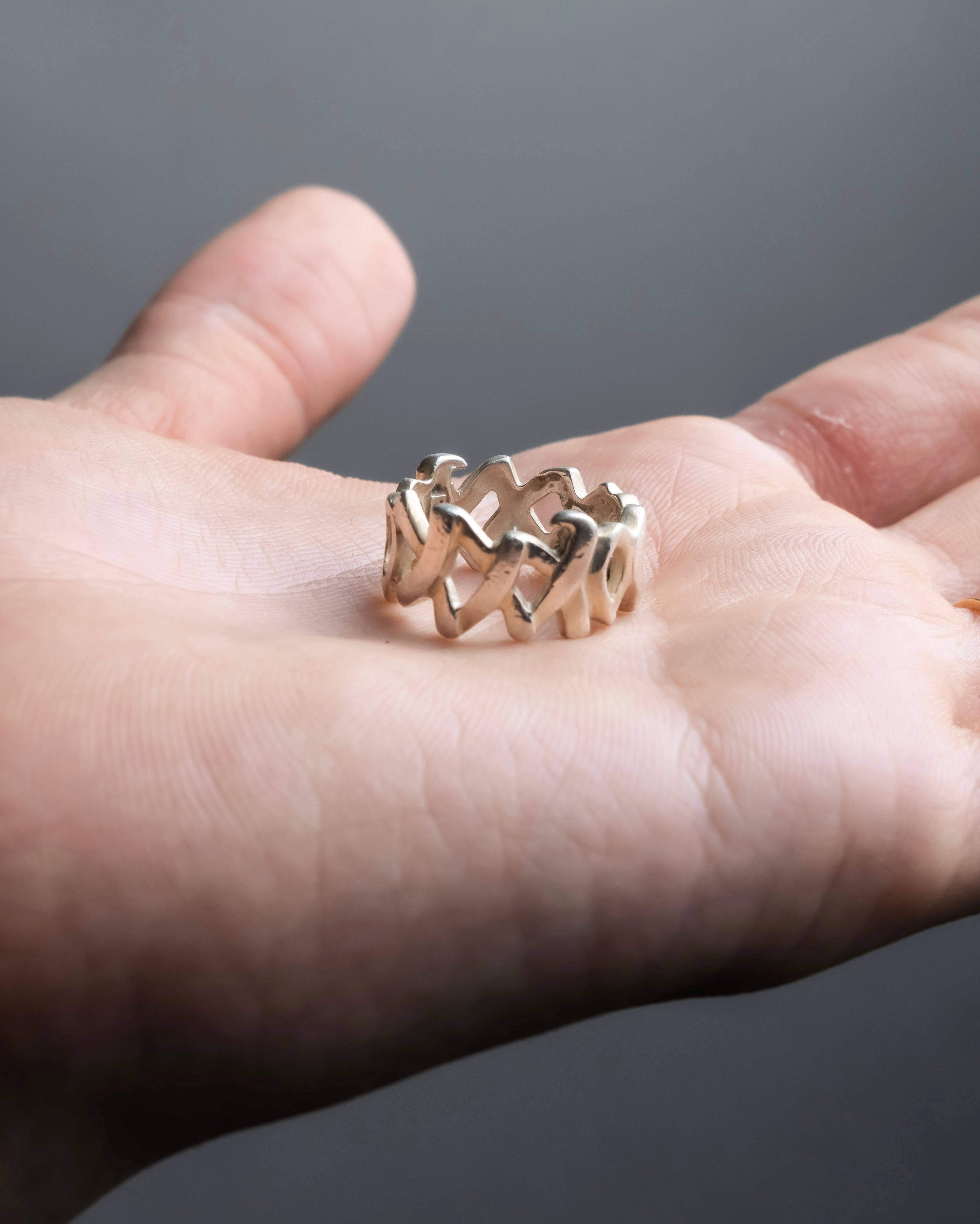 "Tiffany&Co" Paloma picasso love and kiss xo motif ring