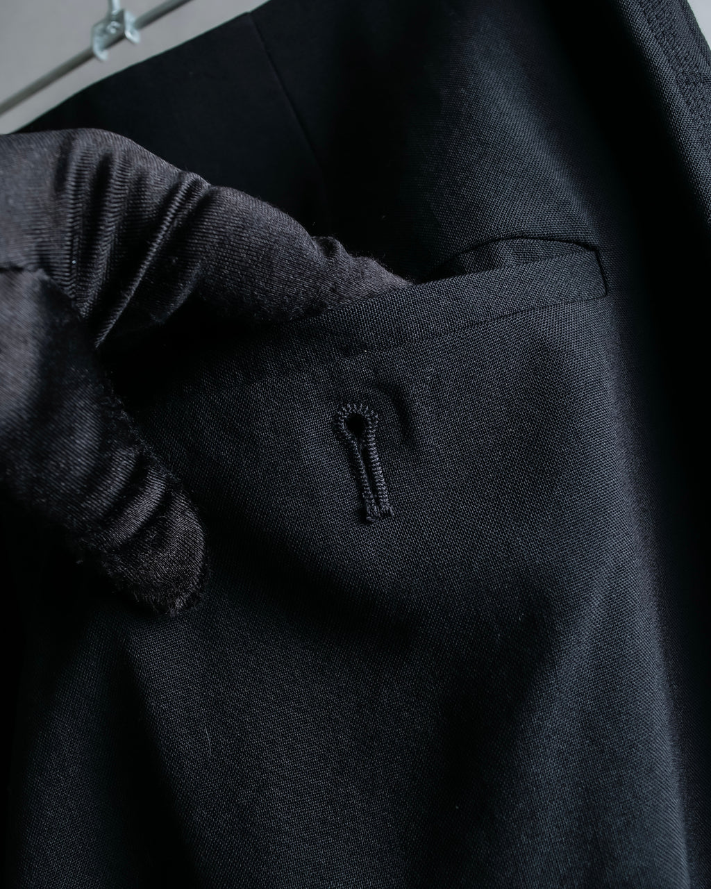 "LOEWE" Deep pleat tapered draped slacks