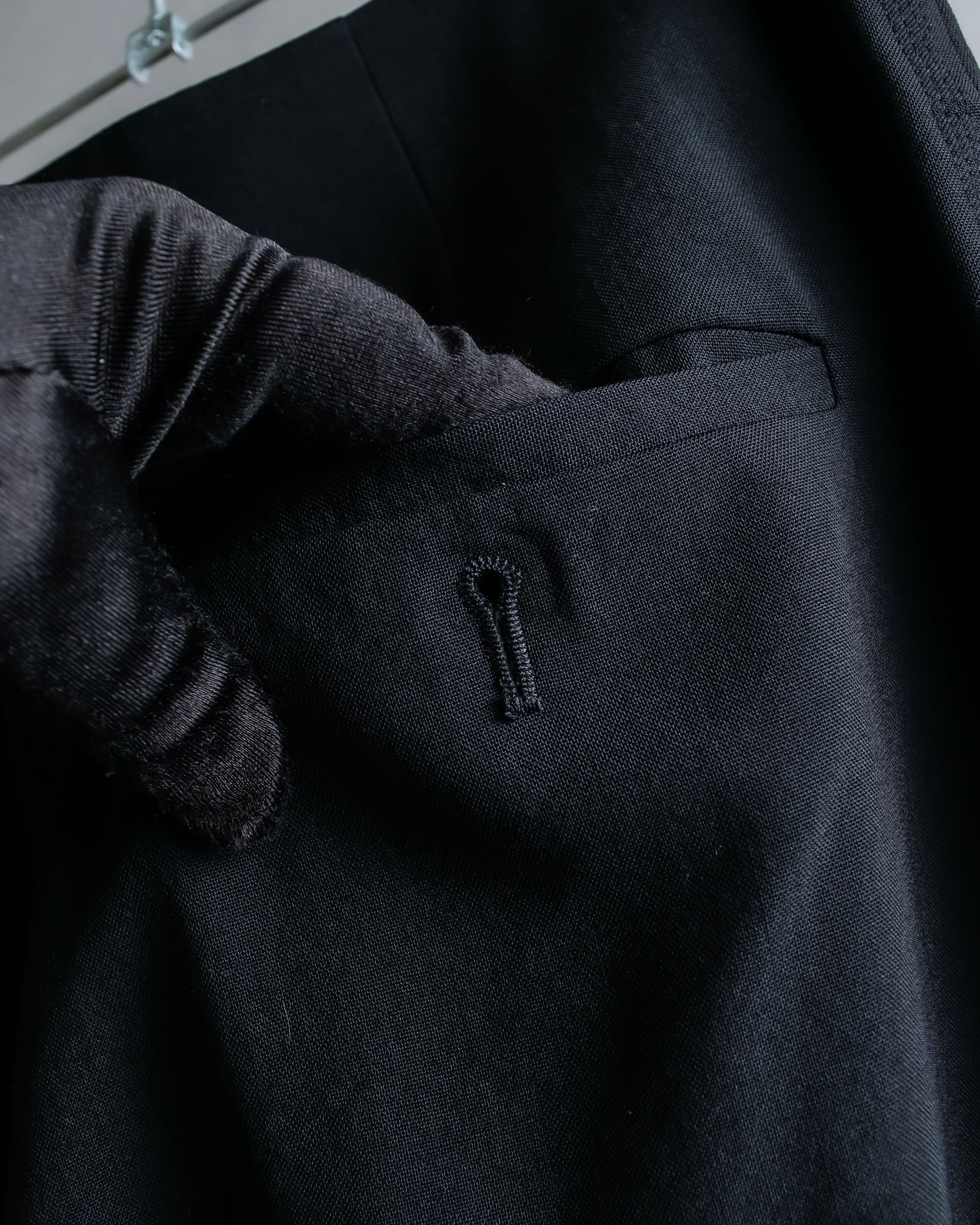 "LOEWE" Deep pleat tapered draped slacks