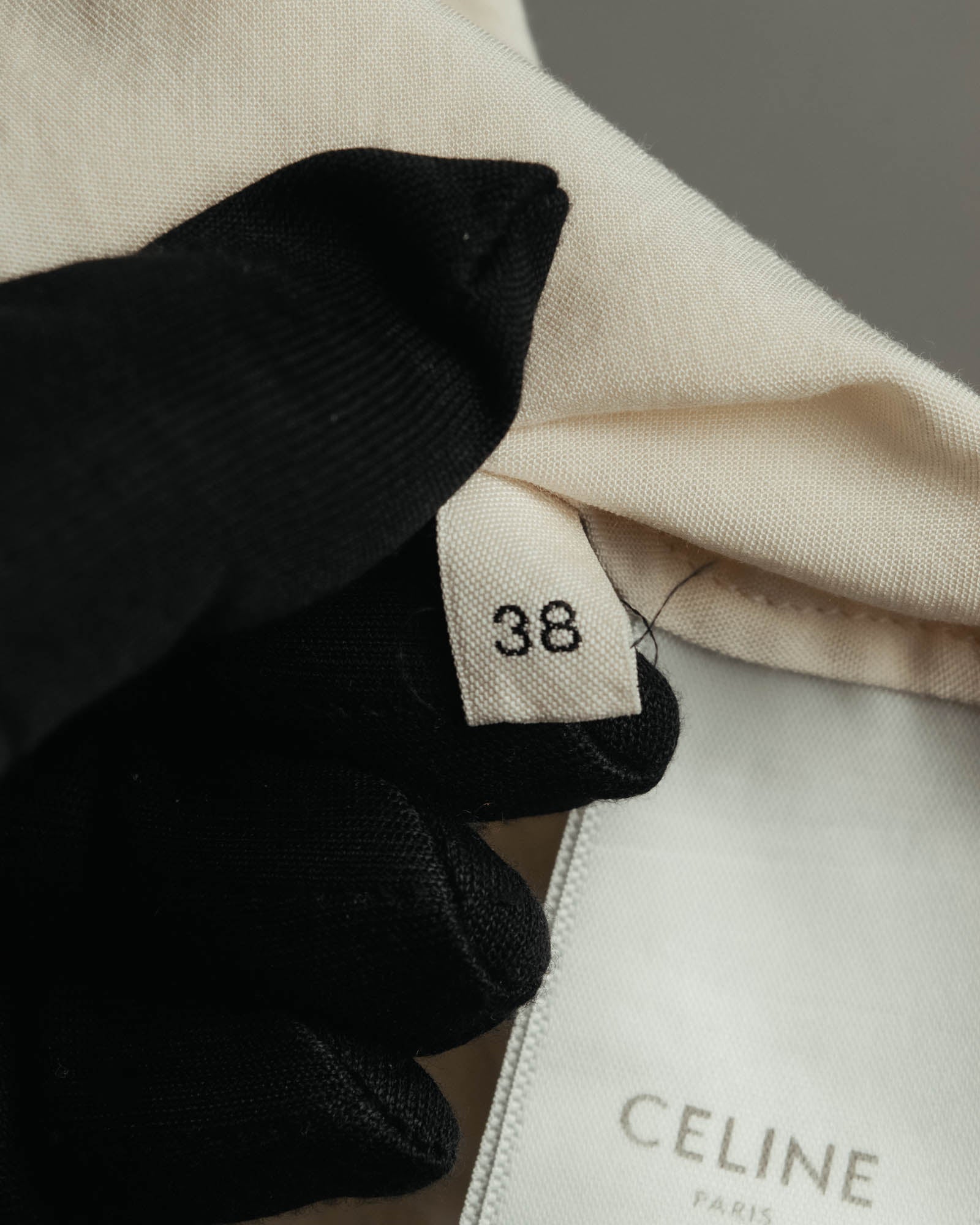 “CELINE” 2019-2024 Short length viscose shirt