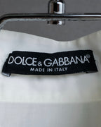 “Dolce&amp;Gabbana” Front volume frill designed shirt