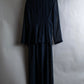 "COMME des GARCONS" Ruffle design Back zipper maxi length dress