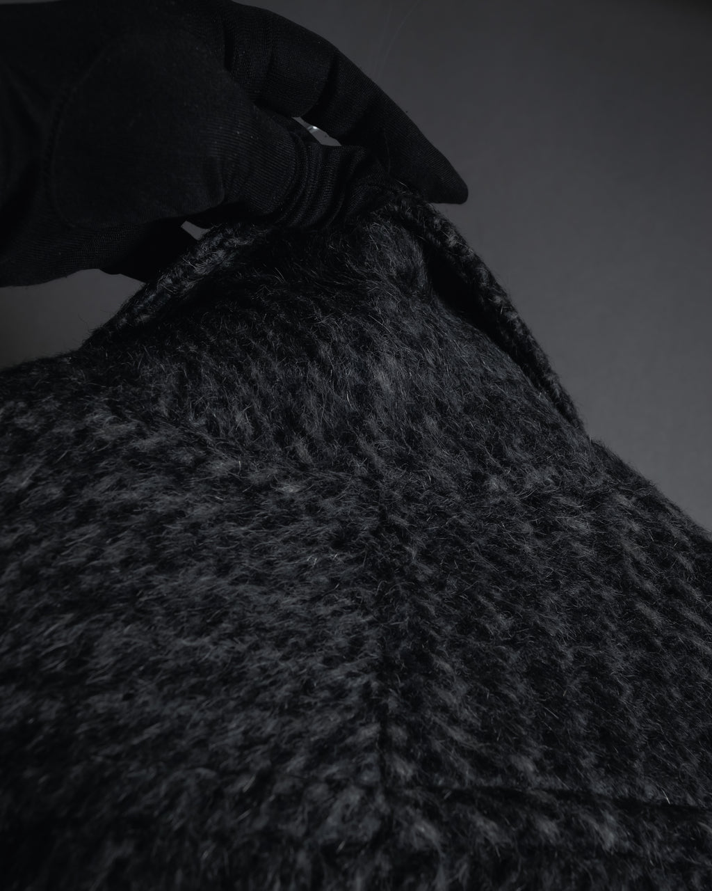 Abrigo de mezcla de mohair de doble botonadura de los años 90 de Christian Dior MONSIEUR