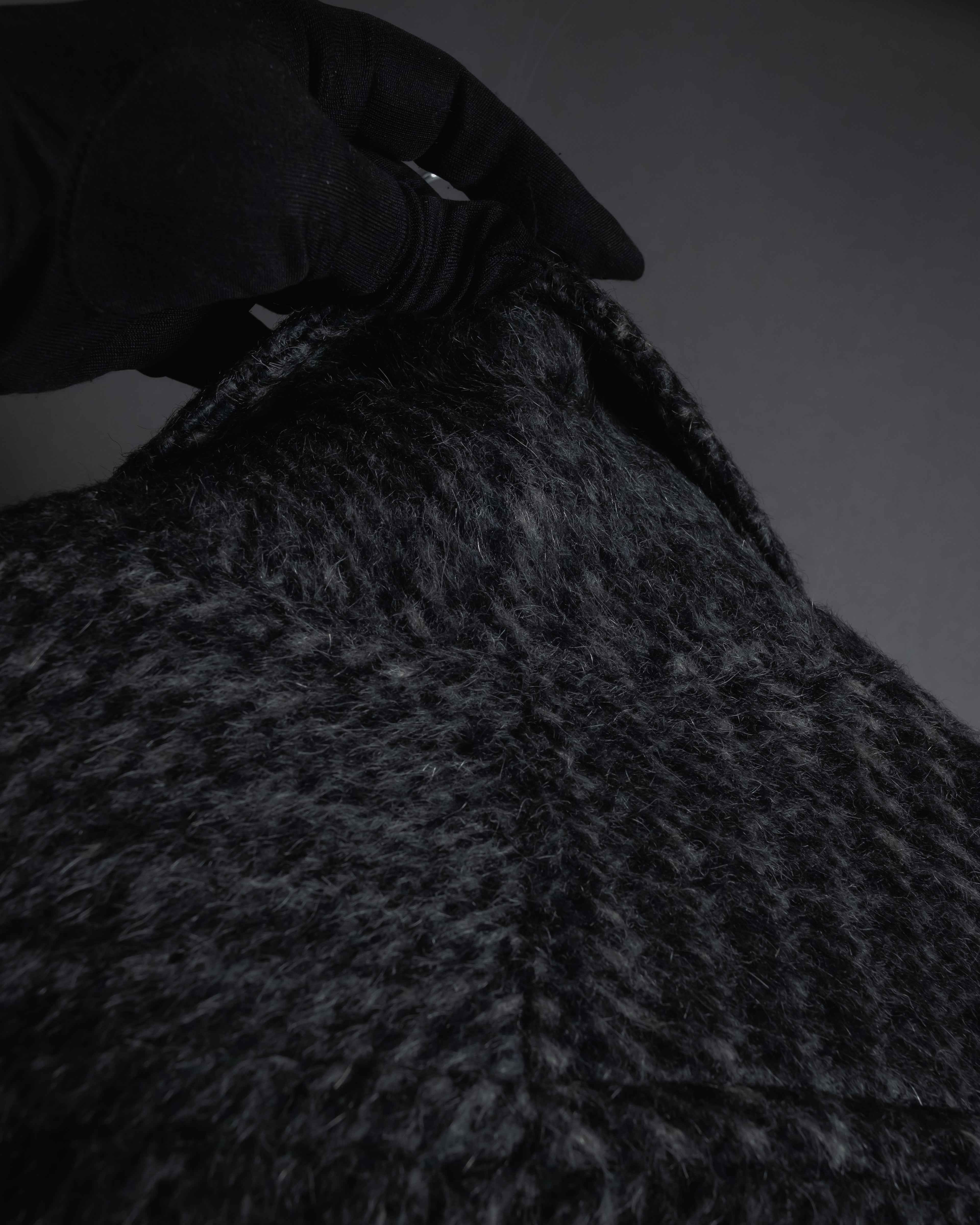 Abrigo de mezcla de mohair de doble botonadura de los años 90 de Christian Dior MONSIEUR