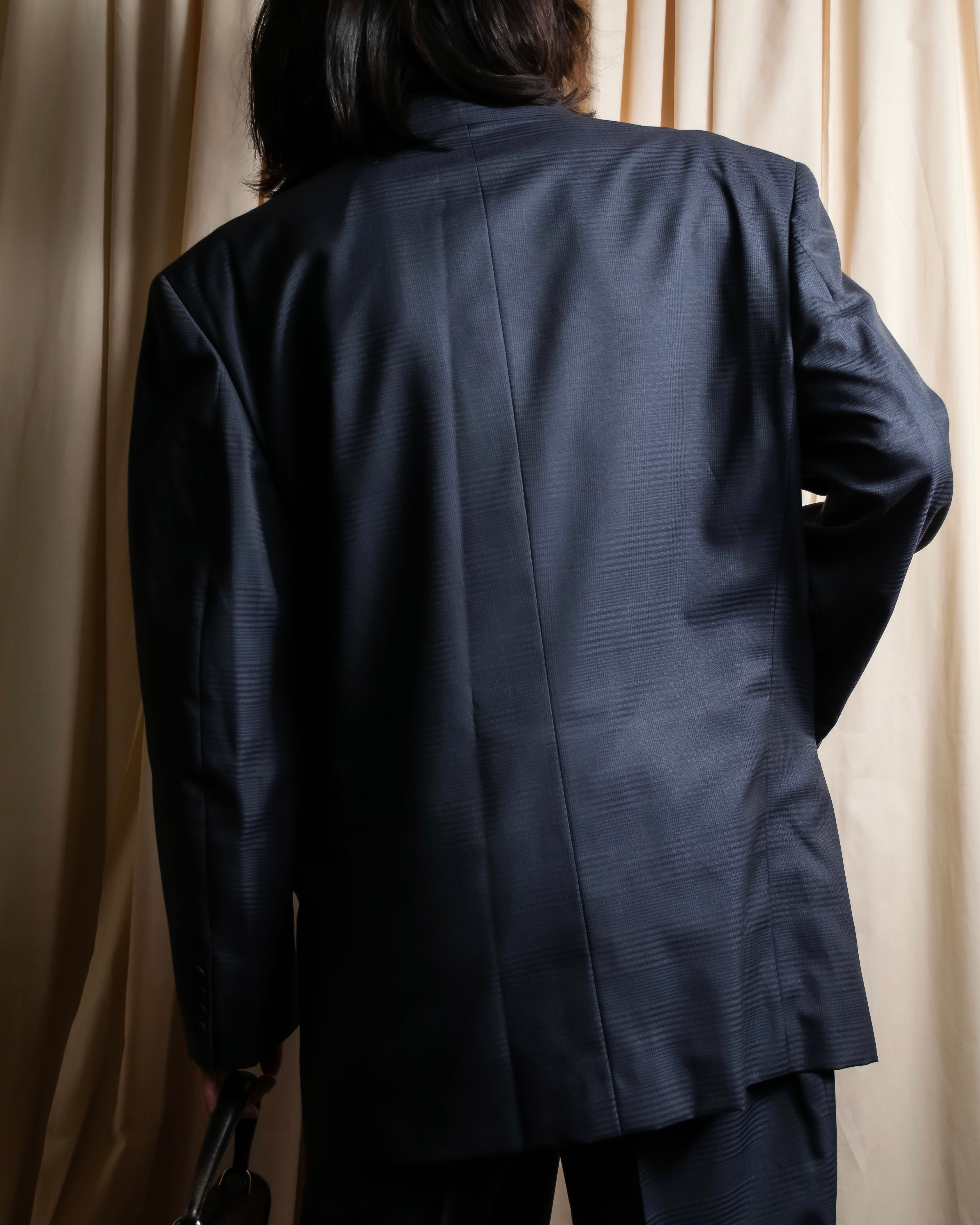 "CHRISTIAN DIOR MONSIEUR"
Shadow check pattern structured set up