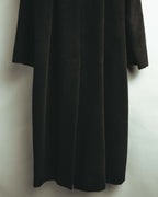 -SPECIAL- "Salvatore Ferragamo" 90's-00's Alpaca wool oversized shawl collar long coat