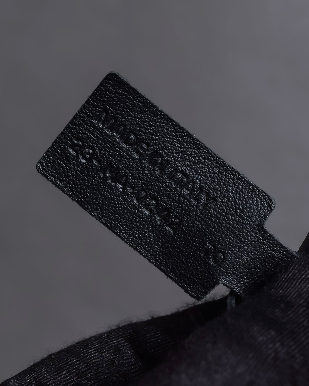 "Christian Dior" Black eyelet leather narrow belt