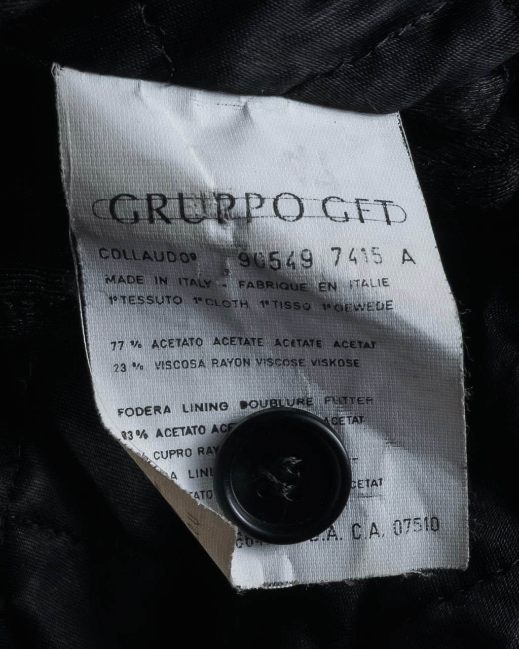 "VALENTINO" 90’s Couture-lined hooded coat